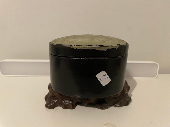 Doos - Hout, jade, Zilver, Antiek en Kunst, Antiek | Overige Antiek