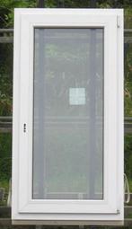 pvc raam , chassis , venster 69 x 132 wit  3 dubbel glas, Ophalen of Verzenden, Raamkozijn