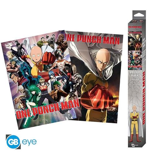 GBeye One Punch Man 2 Chibi Poster Set-Saitama & Genos, Verzamelen, Posters, Ophalen of Verzenden