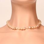 Sans prix de réserve - Collier - 18 carats Or jaune - Perle, Handtassen en Accessoires, Kettingen, Nieuw