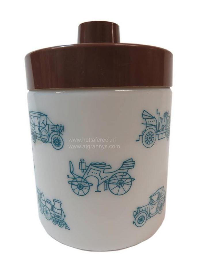 Voorraadpotje van opaline - Oldtimers, Antiek en Kunst, Antiek | Glaswerk en Kristal, Verzenden