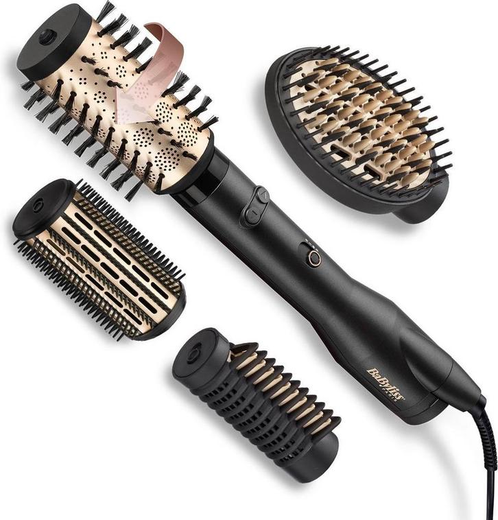 Föhnborstel BaByliss Big Hair Luxe AS970E - Roterend met..., Handtassen en Accessoires, Uiterlijk | Haarverzorging, Nieuw, Verzenden