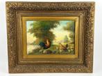 Hollandse School (XX) - Poultry in the countryside, Antiek en Kunst