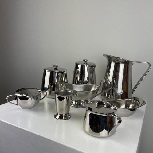 Alessi - Alfra Alessi - Théière - Acier - Cafetière,, Antiek en Kunst, Antiek | Meubels | Stoelen en Sofa's