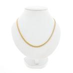 8 karaat platte gourmetschakel ketting, Ophalen of Verzenden