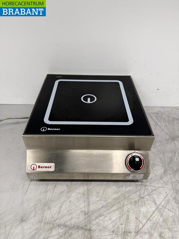 Table de cuisson à induction Berner en acier inoxydable 5 kW, Zakelijke goederen, Horeca | Overige, Verzenden