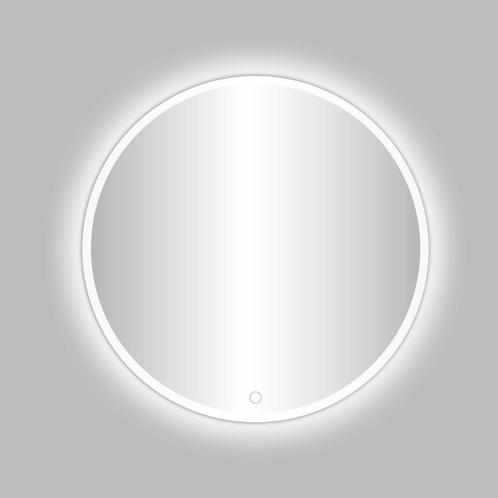 White Venetië-Thin ronde spiegel Mat-Wit incl.led, Huis en Inrichting, Woonaccessoires | Spiegels, Ophalen of Verzenden