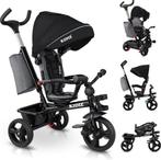 KIDIZ® 5in1 Kinderfiets - Loopfiets - Driewieler - Zwart, Verzenden, Nieuw