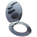 vidaXL Toiletbril stenen MDF, Doe-het-zelf en Bouw, Sanitair, Verzenden, Nieuw