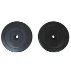 vidaXL Plaques de poids 2 x 10 kg, Sports & Fitness, Verzenden, Neuf