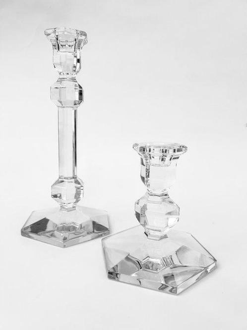 Val Saint Lambert - Kandelaar Galatée (2) - Kristal, Antiek en Kunst, Antiek | Glaswerk en Kristal