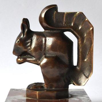 Max Le Verrier (1891-1973) - Mascotte - Bronze, Marbre