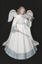 Lladró - Beeldje - Angelic Violinist, Angelic Cymbalist,, Antiek en Kunst