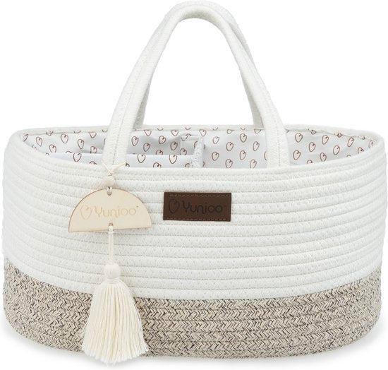 2dekans | Yunioo Luiertas en Commodemandje  Luiermand voor, Huis en Inrichting, Woonaccessoires | Schalen en Manden, Ophalen of Verzenden
