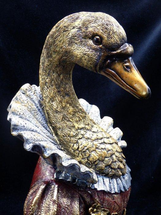 Beeldje Steampunk Eend (XL) - Beeldje, Grote Eend Steampunk, Antiek en Kunst, Kunst | Designobjecten