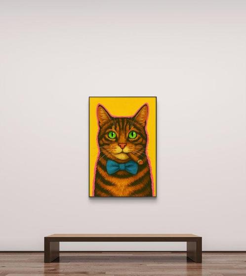 Tomas - Boss Catitude, Antiek en Kunst, Kunst | Schilderijen | Modern