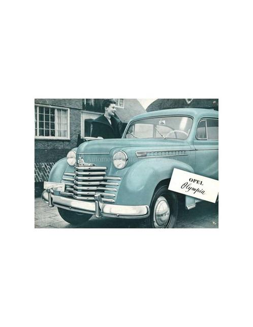 1946 OPEL OLYMPIA BROCHURE NEDERLANDS, Boeken, Auto's | Folders en Tijdschriften