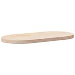 vidaXL Tafelblad ovaal 60x30x2,5 cm massief grenenhout, Verzenden, Nieuw