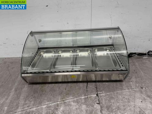 RVS Saro Marie Warmhoudvitrine 4 x 1/3 GN 69 cm 230V Horeca, Zakelijke goederen, Horeca | Keukenapparatuur, Ophalen of Verzenden