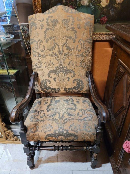 Fauteuil - op spoel - Walnoot, Antiek en Kunst, Antiek | Overige Antiek