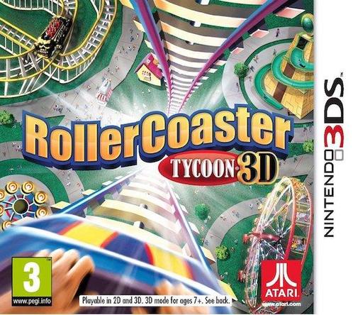 Rollercoaster Tycoon 3D (3DS Games) (Nintendo 3DS), Games en Spelcomputers, Games | Nintendo 2DS en 3DS, Zo goed als nieuw, Ophalen of Verzenden