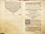 Ippocrate. - Hippocratis Aphorismi. - 1573, Antiek en Kunst