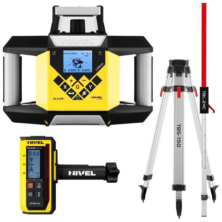Digitaal Afschotlaser NIVEL SYSTEM + Millimeterontvanger!, Bricolage & Construction, Instruments de mesure, Enlèvement ou Envoi