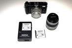 Pentax Q Black + Lens 01 - 8,5mm + Lens 02 - 5-15mm Digitale, Nieuw