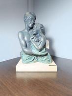A. Anglada - sculptuur, Enamorados con bebé - 30 cm - Hars