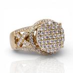 Ring - 18 karaat Geel goud - 2.03ct. tw. Diamant, Handtassen en Accessoires, Ringen, Nieuw