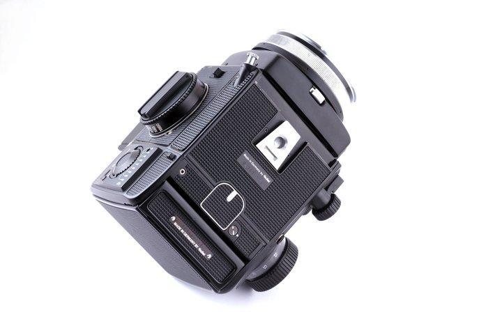 Rolleiflex SL66E + Carl Zeiss Planar 2,8/80mm + 2 cassettes, Audio, Tv en Foto, Fotocamera's Analoog