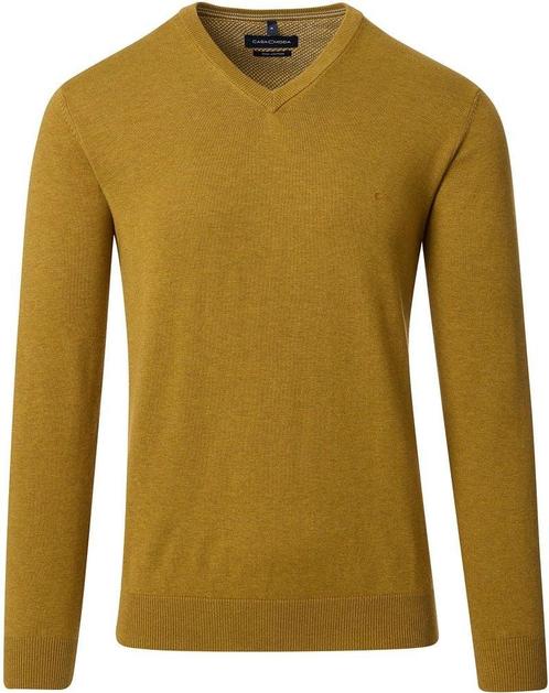 Casa Moda Pullover V-Hals Geel maat Maat 52/54 (L) Heren, Vêtements | Hommes, Pulls & Vestes, Envoi