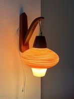 Wandlamp - Glas, Hout