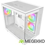 Montech KING 65 PRO Midi-Tower Tempered Glass ARGB Wit, Verzenden, Nieuw
