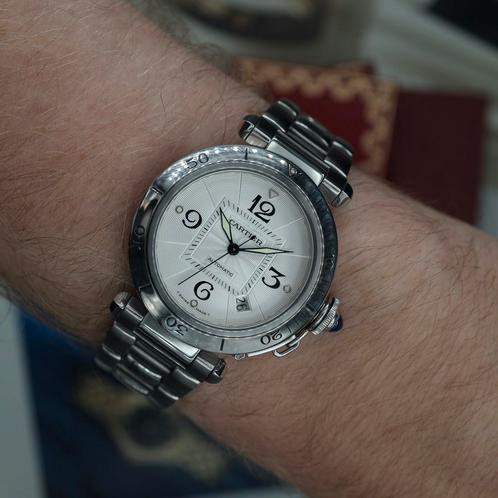 Cartier Pasha W31031H3, Handtassen en Accessoires, Horloges | Heren, Verzenden