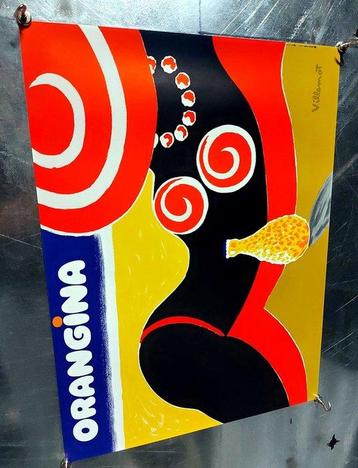 Bernard Villemot - Orangina, Sulla Spiaggia - Bernard