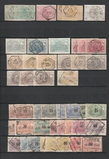 Belgique 1879/2007 - Collections incomplètes de timbres du