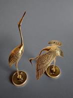 Figuur - Crane love couple H30cm - Messing