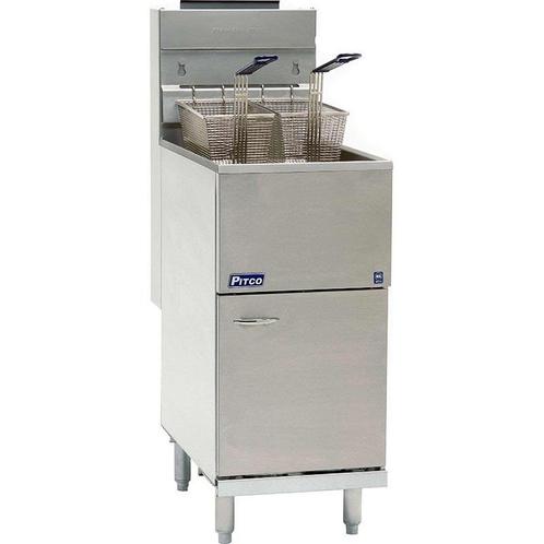 Nieuw gasfriteuse aardgas Pitco 35C+ 35CS 23kW 2 mands frite, Zakelijke goederen, Horeca | Keukenapparatuur, Ophalen of Verzenden