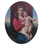 Scuola italiana (XIX) - Madonna con Bambino, Antiek en Kunst, Kunst | Schilderijen | Klassiek