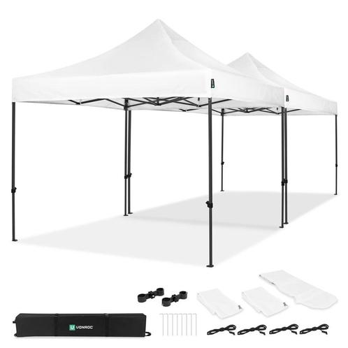Partytent - 6x3m - Premium easy-up Partytent | set incl. 2x, Tuin en Terras, Partytenten, Nieuw, Verzenden
