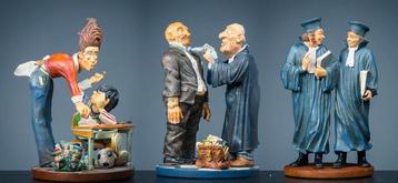 sculptuur, Drie verschillende beroepen beelden: