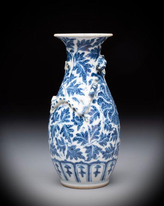 Geen veilingreserve - Antieke Chinese blauw-witte draak, Antiek en Kunst, Antiek | Overige Antiek