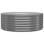 Stalen Plantenbak Grijs 100x100 - Top deal voor balkon/te..., Tuin en Terras, 100 cm of meer, Verzenden, Rond, Nieuw