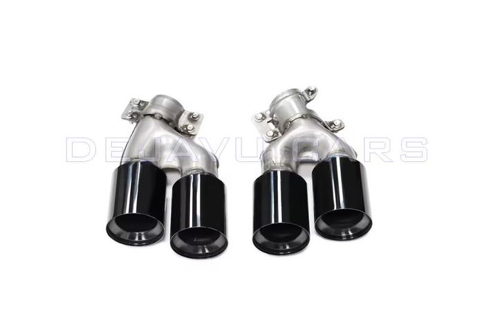 Sport Dubbel Uitlaat sierstuk zwart voor BMW 5 Serie G30 G31, Autos : Divers, Tuning & Styling, Enlèvement ou Envoi