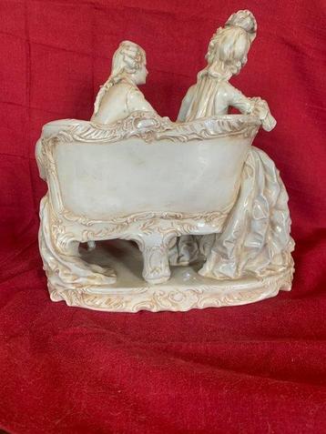 Capodimonte - Beeld, Il galantuomo - 26 cm - Keramiek
