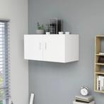 vidaXL Hangkast 80x39x40 cm bewerkt hout wit, Huis en Inrichting, Kasten | Wandmeubels, Verzenden, Nieuw