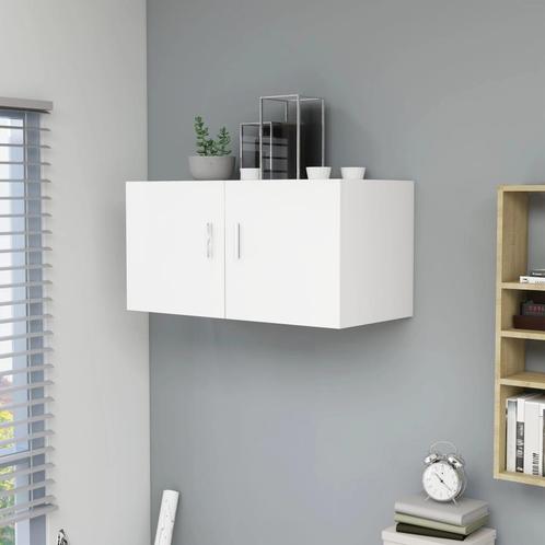 vidaXL Hangkast 80x39x40 cm bewerkt hout wit, Huis en Inrichting, Kasten | Wandmeubels, Nieuw, Verzenden
