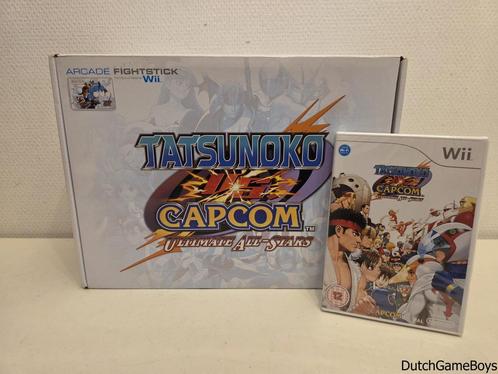Nintendo Wii - Arcade Fightstick - Tatsunoko VS Capcom + Gam, Games en Spelcomputers, Games | Nintendo Wii, Gebruikt, Verzenden