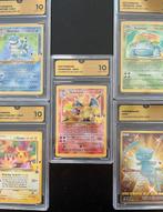 Pokémon - 5 Graded card - Blastoise, Charizard, Mew,, Nieuw